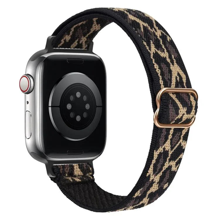 Dây đồng hồ nylon co giãn eo nhỏ xDfind Ladder Buckle, dành cho Apple Watch 42 / 44 / 45 / 46 / 49mm, dành cho Apple Watch 38 / 40 / 41 / S10 42mm
