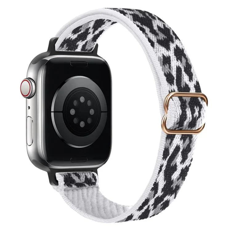 Dây đồng hồ nylon co giãn eo nhỏ xDfind Ladder Buckle, dành cho Apple Watch 42 / 44 / 45 / 46 / 49mm, dành cho Apple Watch 38 / 40 / 41 / S10 42mm