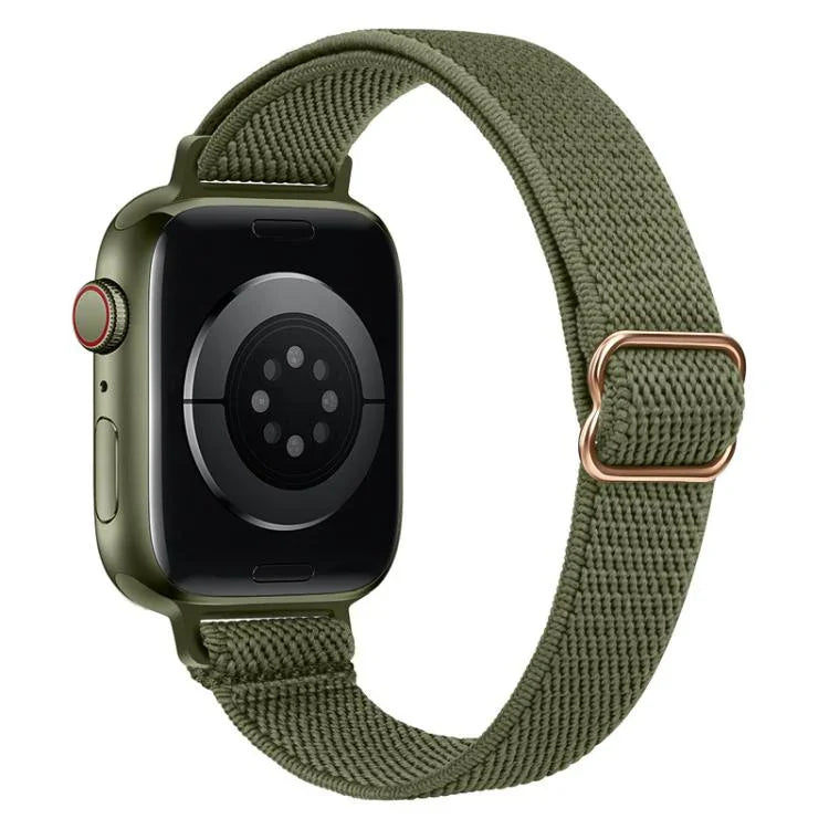 Dây đồng hồ nylon co giãn eo nhỏ xDfind Ladder Buckle, dành cho Apple Watch 42 / 44 / 45 / 46 / 49mm, dành cho Apple Watch 38 / 40 / 41 / S10 42mm