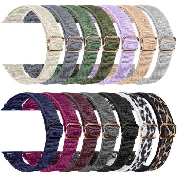 Dây đồng hồ nylon co giãn eo nhỏ xDfind Ladder Buckle, dành cho Apple Watch 42 / 44 / 45 / 46 / 49mm, dành cho Apple Watch 38 / 40 / 41 / S10 42mm