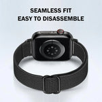 Dây đồng hồ nylon co giãn eo nhỏ xDfind Ladder Buckle, dành cho Apple Watch 42 / 44 / 45 / 46 / 49mm, dành cho Apple Watch 38 / 40 / 41 / S10 42mm
