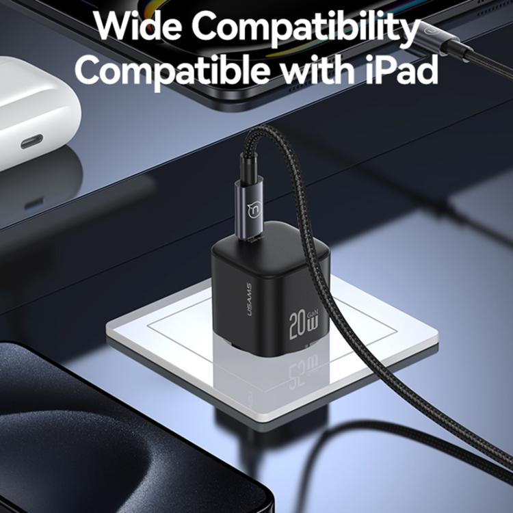 Sạc nhanh mini USAMS CC260 20W GaN USB-C / Type-C, CC260