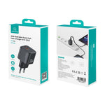 Sạc nhanh mini USAMS CC263 30W GaN USB-C / Type-C, USB cổng đôi, CC263