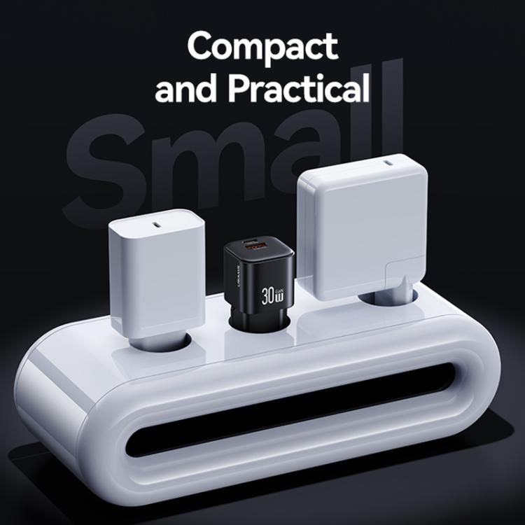 Sạc nhanh mini USAMS CC263 30W GaN USB-C / Type-C, USB cổng đôi, CC263