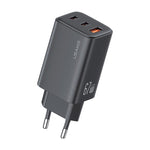 Sạc nhanh mini USAMS CC265 67W GaN 2 x Type-C, USB cổng ba, CC265