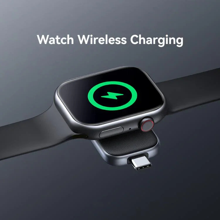 Sạc không dây đồng hồ di động USAMS CD247 cổng USB-C / Type-C cho Apple Watch Series, CD247