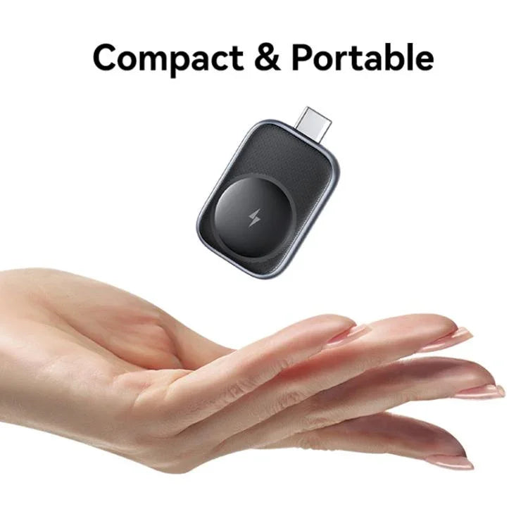 Sạc không dây đồng hồ di động USAMS CD247 cổng USB-C / Type-C cho Apple Watch Series, CD247