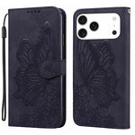 Ốp lưng điện thoại da dập nổi cảm giác da cổ điển hình bướm gập ngang, dành cho iPhone 17 Pro Max, iPhone 17 Pro, iPhone 17, iPhone Air