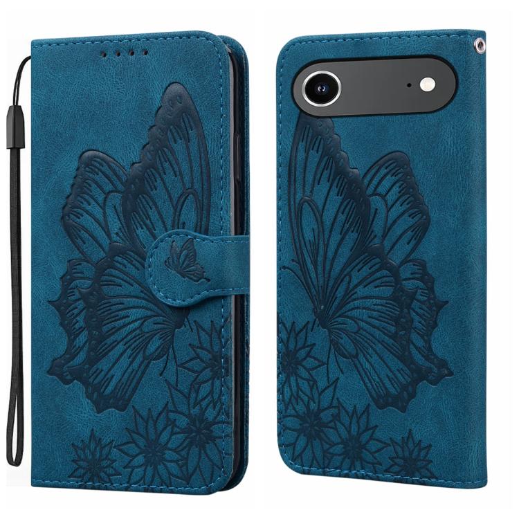 Ốp lưng điện thoại da dập nổi cảm giác da cổ điển hình bướm gập ngang, dành cho iPhone 17 Pro Max, iPhone 17 Pro, iPhone 17, iPhone Air