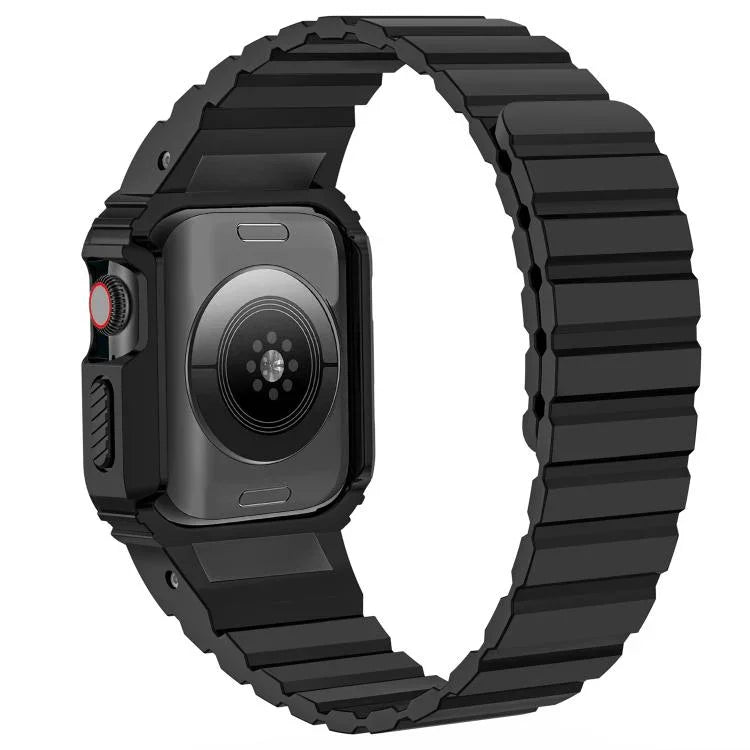 Dây đồng hồ silicone từ tính xDfind kèm vỏ đồng hồ tích hợp, dành cho Apple Watch 42 / 44 / 45mm, dành cho Apple Watch Series 10 / 11 46mm, dành cho Apple Watch Series 10 / 11 42mm, dành cho Apple Watch Ultra 3 / 2 / 1 49mm, dành cho Apple Watch 38 / 41mm