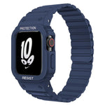 Dây đồng hồ silicone từ tính xDfind kèm vỏ đồng hồ tích hợp, dành cho Apple Watch 42 / 44 / 45mm, dành cho Apple Watch Series 10 / 11 46mm, dành cho Apple Watch Series 10 / 11 42mm, dành cho Apple Watch Ultra 3 / 2 / 1 49mm, dành cho Apple Watch 38 / 41mm