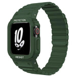 Dây đồng hồ silicone từ tính xDfind kèm vỏ đồng hồ tích hợp, dành cho Apple Watch 42 / 44 / 45mm, dành cho Apple Watch Series 10 / 11 46mm, dành cho Apple Watch Series 10 / 11 42mm, dành cho Apple Watch Ultra 3 / 2 / 1 49mm, dành cho Apple Watch 38 / 41mm