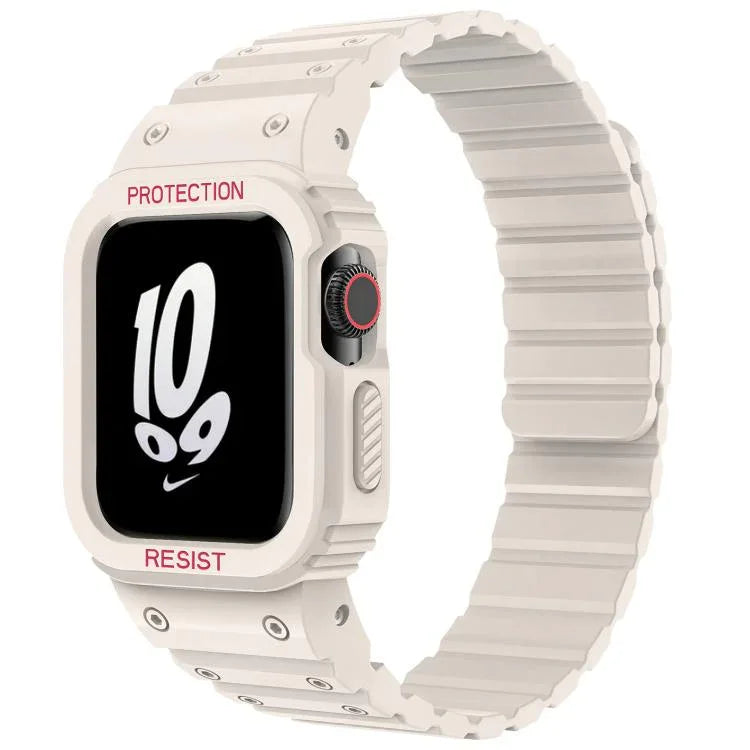 Dây đồng hồ silicone từ tính xDfind kèm vỏ đồng hồ tích hợp, dành cho Apple Watch 42 / 44 / 45mm, dành cho Apple Watch Series 10 / 11 46mm, dành cho Apple Watch Series 10 / 11 42mm, dành cho Apple Watch Ultra 3 / 2 / 1 49mm, dành cho Apple Watch 38 / 41mm