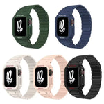 Dây đồng hồ silicone từ tính xDfind kèm vỏ đồng hồ tích hợp, dành cho Apple Watch 42 / 44 / 45mm, dành cho Apple Watch Series 10 / 11 46mm, dành cho Apple Watch Series 10 / 11 42mm, dành cho Apple Watch Ultra 3 / 2 / 1 49mm, dành cho Apple Watch 38 / 41mm