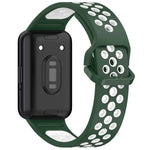Dây đồng hồ silicone hai màu thoáng khí xDfind, Dành cho Samsung Galaxy Fit 3