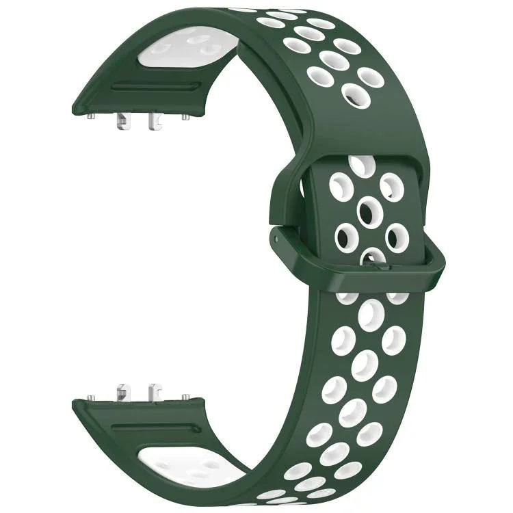Dây đồng hồ silicone hai màu thoáng khí xDfind, Dành cho Samsung Galaxy Fit 3
