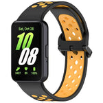 Dây đồng hồ silicone hai màu thoáng khí xDfind, Dành cho Samsung Galaxy Fit 3