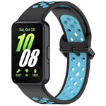 Dây đồng hồ silicone hai màu thoáng khí xDfind, Dành cho Samsung Galaxy Fit 3