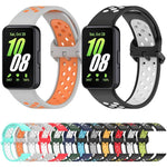 Dây đồng hồ silicone hai màu thoáng khí xDfind, Dành cho Samsung Galaxy Fit 3