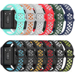 Dây đồng hồ silicone hai màu thoáng khí xDfind, Dành cho Samsung Galaxy Fit 3
