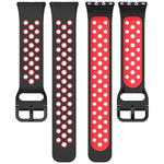 Dây đồng hồ silicone hai màu thoáng khí xDfind, Dành cho Samsung Galaxy Fit 3