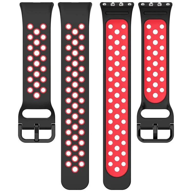 Dây đồng hồ silicone hai màu thoáng khí xDfind, Dành cho Samsung Galaxy Fit 3