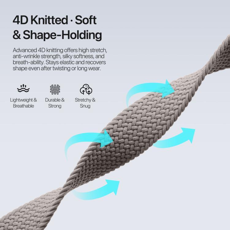 Dây đeo nylon bện khóa từ tính DUX DUCIS Mixture Ultra Series, dành cho Apple Watch 38 / 40 / 41 / S10 42mm
