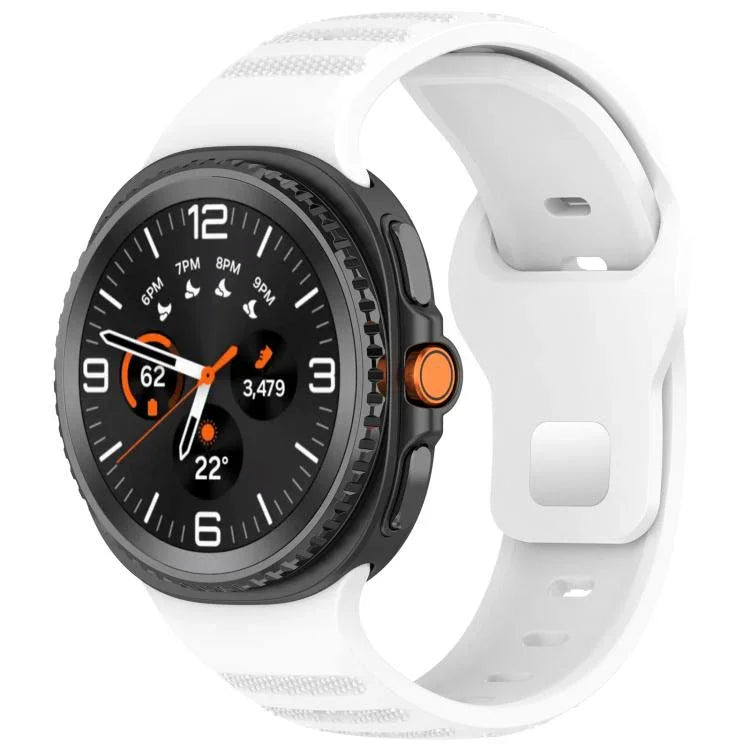 Dây đồng hồ silicone khóa đinh tròn bạc chấm tròn xDfind, Dành cho Samsung Galaxy Watch Ultra/Ultra 2025, Dành cho Samsung Galaxy Watch8 / 8 Classic