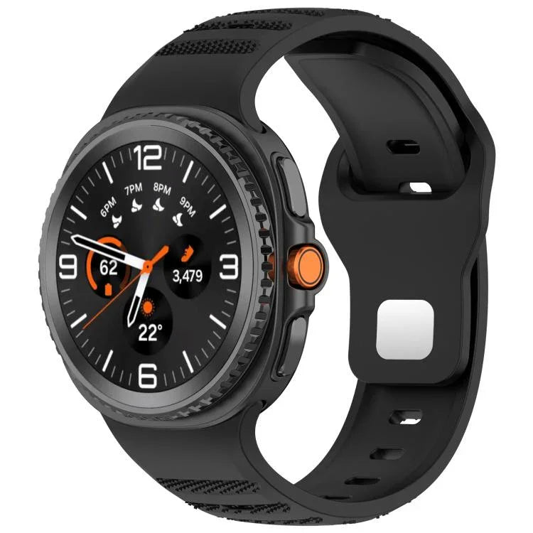 Dây đồng hồ silicone khóa đinh tròn bạc chấm tròn xDfind, Dành cho Samsung Galaxy Watch Ultra/Ultra 2025, Dành cho Samsung Galaxy Watch8 / 8 Classic