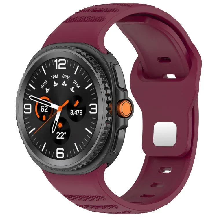 Dây đồng hồ silicone khóa đinh tròn bạc chấm tròn xDfind, Dành cho Samsung Galaxy Watch Ultra/Ultra 2025, Dành cho Samsung Galaxy Watch8 / 8 Classic