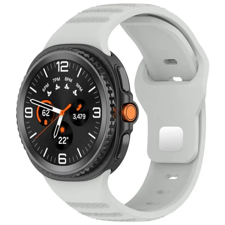Dây đồng hồ silicone khóa đinh tròn bạc chấm tròn xDfind, Dành cho Samsung Galaxy Watch Ultra/Ultra 2025, Dành cho Samsung Galaxy Watch8 / 8 Classic