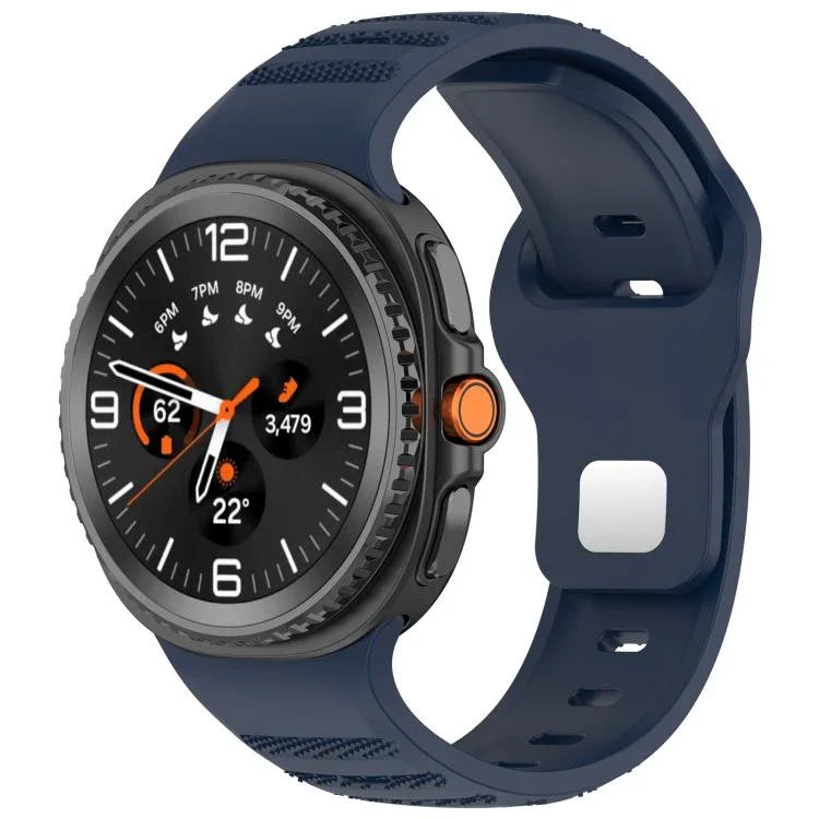 Dây đồng hồ silicone khóa đinh tròn bạc chấm tròn xDfind, Dành cho Samsung Galaxy Watch Ultra/Ultra 2025, Dành cho Samsung Galaxy Watch8 / 8 Classic