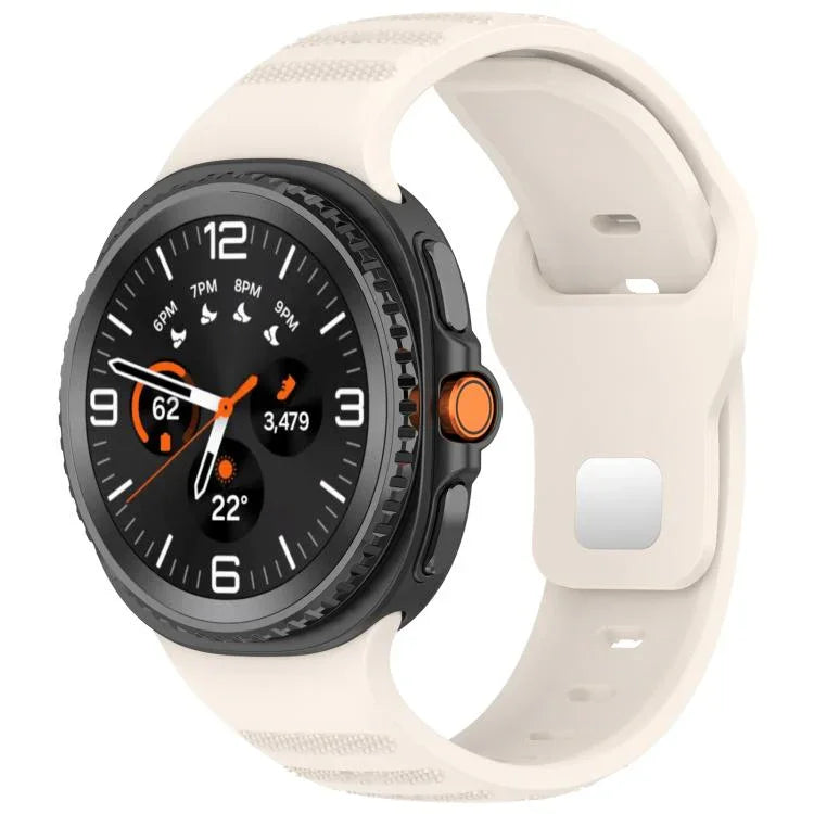 Dây đồng hồ silicone khóa đinh tròn bạc chấm tròn xDfind, Dành cho Samsung Galaxy Watch Ultra/Ultra 2025, Dành cho Samsung Galaxy Watch8 / 8 Classic