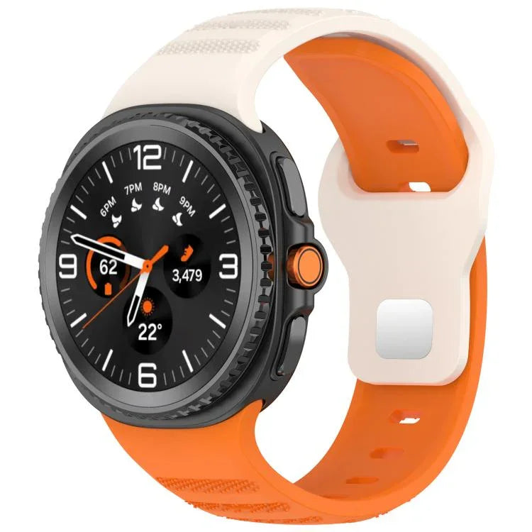 Dây đồng hồ silicone khóa đinh tròn bạc chấm tròn xDfind, Dành cho Samsung Galaxy Watch Ultra/Ultra 2025, Dành cho Samsung Galaxy Watch8 / 8 Classic