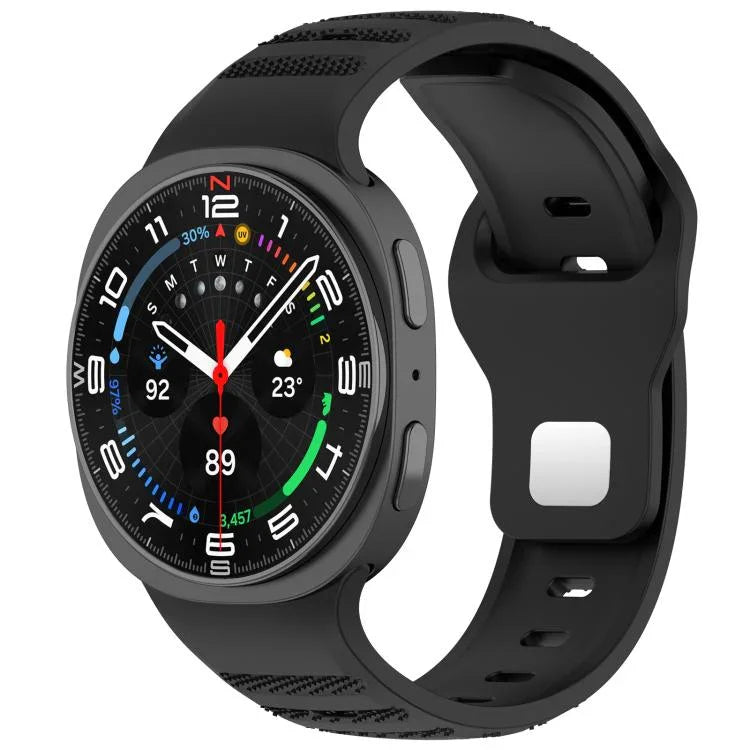 Dây đồng hồ silicone khóa đinh tròn bạc chấm tròn xDfind, Dành cho Samsung Galaxy Watch Ultra/Ultra 2025, Dành cho Samsung Galaxy Watch8 / 8 Classic