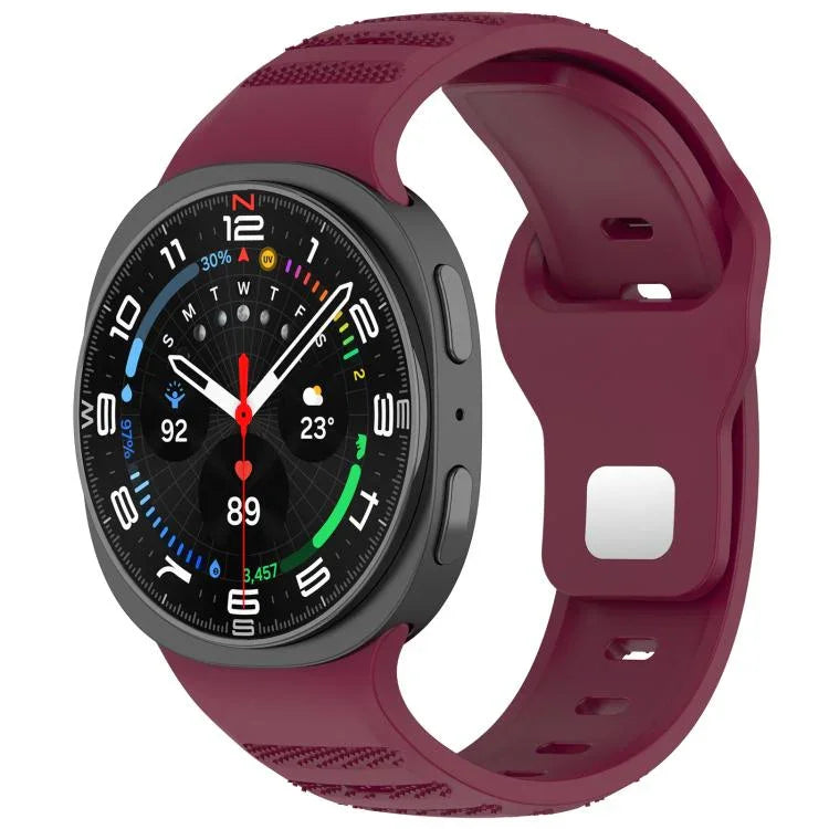 Dây đồng hồ silicone khóa đinh tròn bạc chấm tròn xDfind, Dành cho Samsung Galaxy Watch Ultra/Ultra 2025, Dành cho Samsung Galaxy Watch8 / 8 Classic