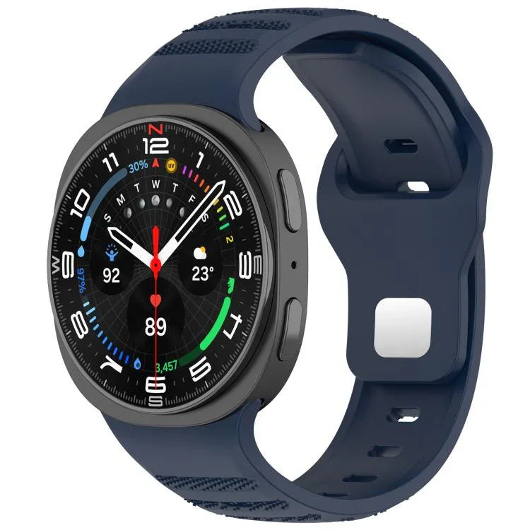 Dây đồng hồ silicone khóa đinh tròn bạc chấm tròn xDfind, Dành cho Samsung Galaxy Watch Ultra/Ultra 2025, Dành cho Samsung Galaxy Watch8 / 8 Classic