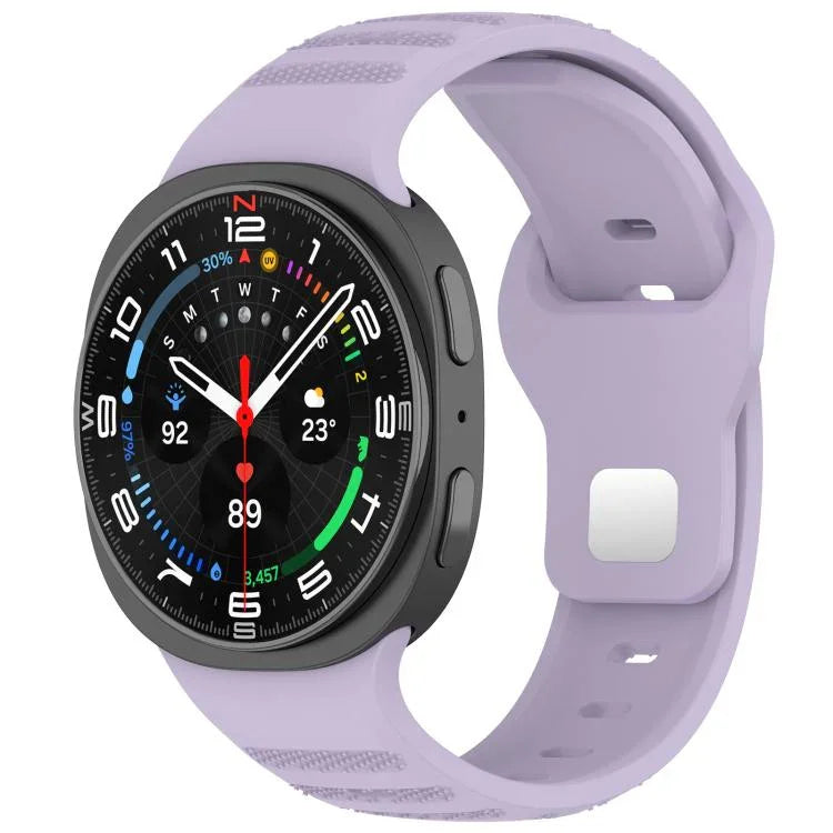 Dây đồng hồ silicone khóa đinh tròn bạc chấm tròn xDfind, Dành cho Samsung Galaxy Watch Ultra/Ultra 2025, Dành cho Samsung Galaxy Watch8 / 8 Classic