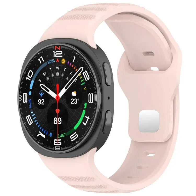 Dây đồng hồ silicone khóa đinh tròn bạc chấm tròn xDfind, Dành cho Samsung Galaxy Watch Ultra/Ultra 2025, Dành cho Samsung Galaxy Watch8 / 8 Classic