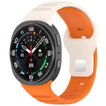 Dây đồng hồ silicone khóa đinh tròn bạc chấm tròn xDfind, Dành cho Samsung Galaxy Watch Ultra/Ultra 2025, Dành cho Samsung Galaxy Watch8 / 8 Classic
