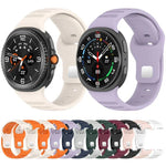 Dây đồng hồ silicone khóa đinh tròn bạc chấm tròn xDfind, Dành cho Samsung Galaxy Watch Ultra/Ultra 2025, Dành cho Samsung Galaxy Watch8 / 8 Classic