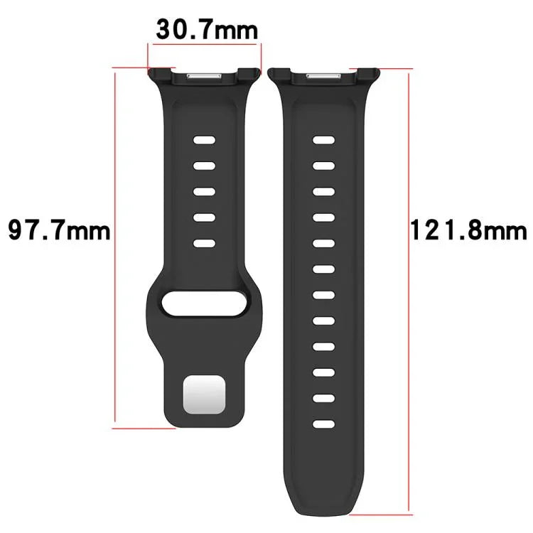 Dây đồng hồ silicone khóa đinh tròn bạc chấm tròn xDfind, Dành cho Samsung Galaxy Watch Ultra/Ultra 2025, Dành cho Samsung Galaxy Watch8 / 8 Classic