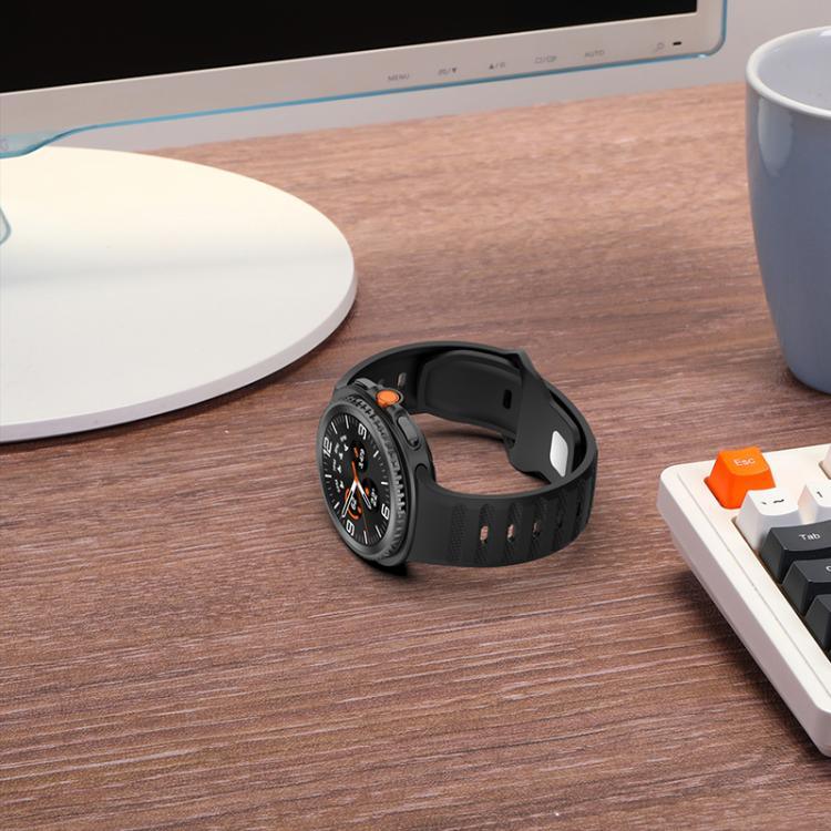 Dây đồng hồ silicone khóa đinh tròn bạc chấm tròn xDfind, Dành cho Samsung Galaxy Watch Ultra/Ultra 2025, Dành cho Samsung Galaxy Watch8 / 8 Classic