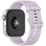 xDfind Silver Buckle Solid Color Silicone Watch Band, For Huawei Watch Fit4 Pro / Fit4 / Fit3