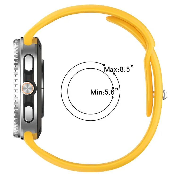 Dây đồng hồ silicone khóa ngược xDfind, Dành cho Samsung Galaxy Watch8 / 8 Classic