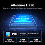 Tanix TX7 8K UHD Hộp TV Thông Minh Android 14 với điều khiển từ xa, Allwinner H728 Octa-Core, 2GB+16GB, 4GB+32GB