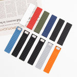xDfind Two Color Silicone Magnetic Watch Band, For Garmin 26mm, For Garmin 22mm