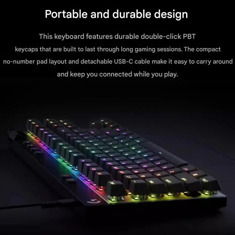 Bàn phím chơi game không dây Logitech G PRO X TKL công tắc từ tính