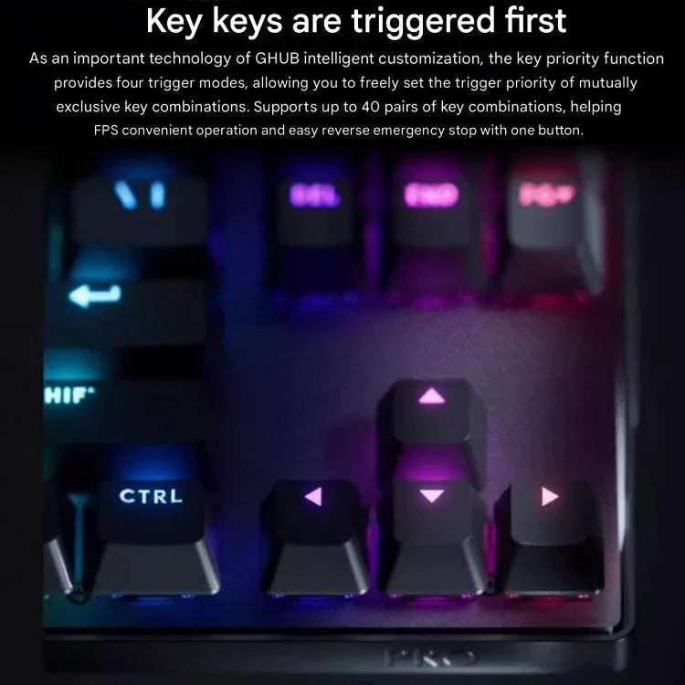 Bàn phím chơi game không dây Logitech G PRO X TKL công tắc từ tính