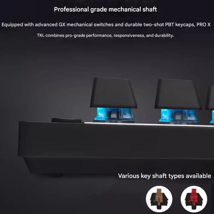 Bàn phím chơi game không dây Logitech G PRO X TKL, công tắc cơ GX-L